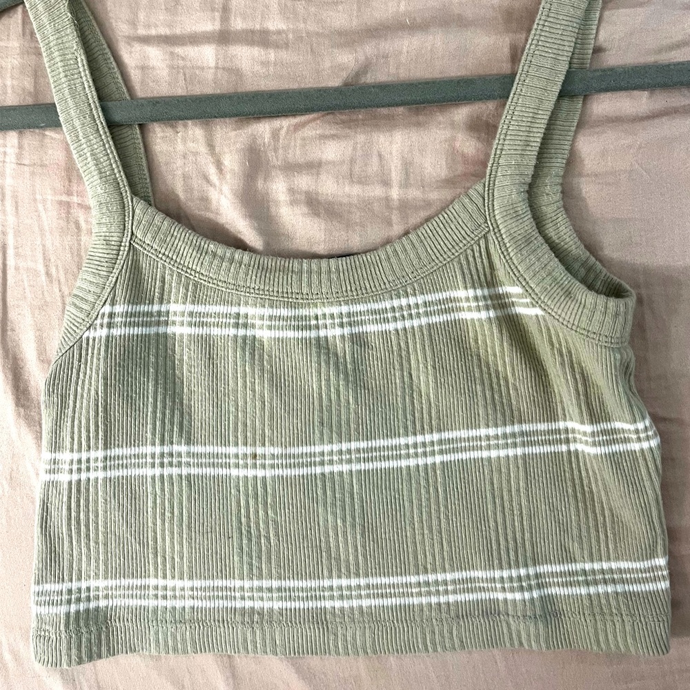 Forever 21 beige crop top